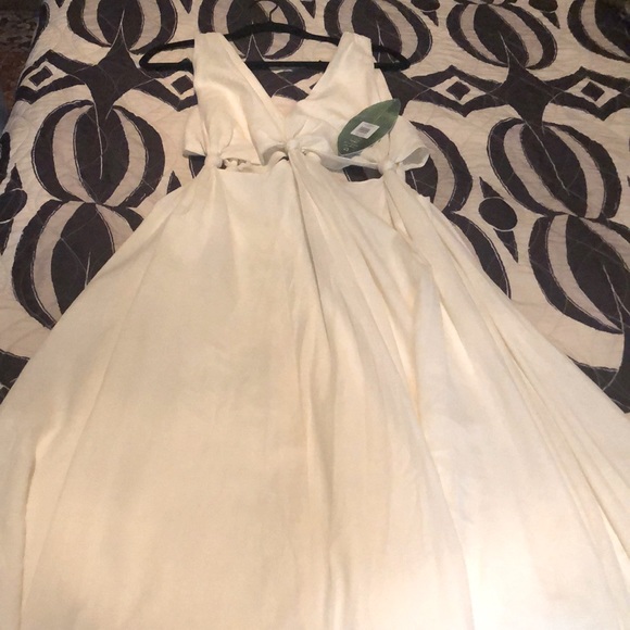 Farm Rio cut out midi dress L - Picture 3 of 5